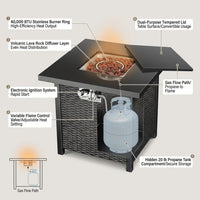 Outdoor Propane Fire Pit Table — How It Works