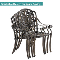 6 - Person Patio Dining Set with Rectangular Table